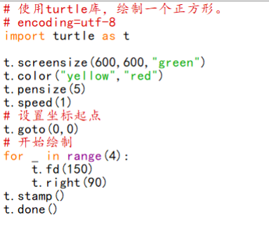 Python如何使用turtle庫繪制圖形