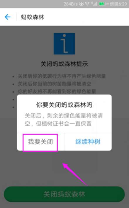 螞蟻森林怎么關閉 關閉螞蟻森林圖文教程