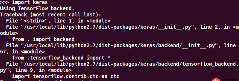 python - keras安裝