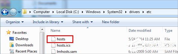 Windows7電腦hosts文件在哪？