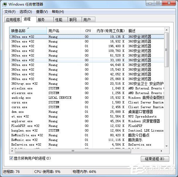 Windows7系統怎么進行進程優化？