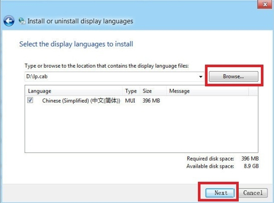 Win8語(yǔ)言包怎么安裝?
