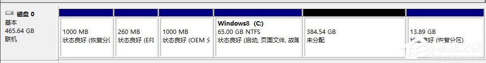 Windows8系統無損分區的方法