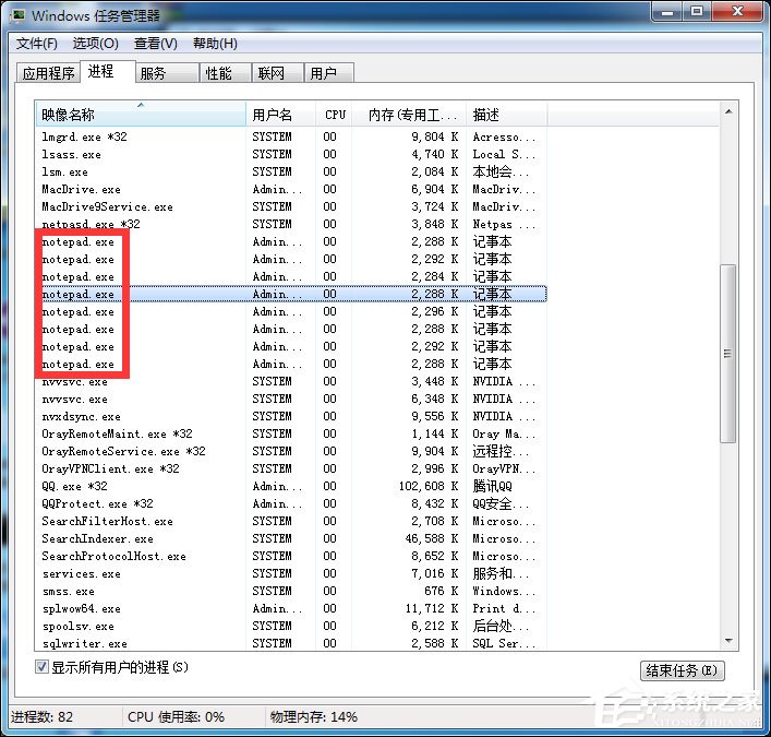 如何結束進程樹？Win7系統結束進程命令詳解