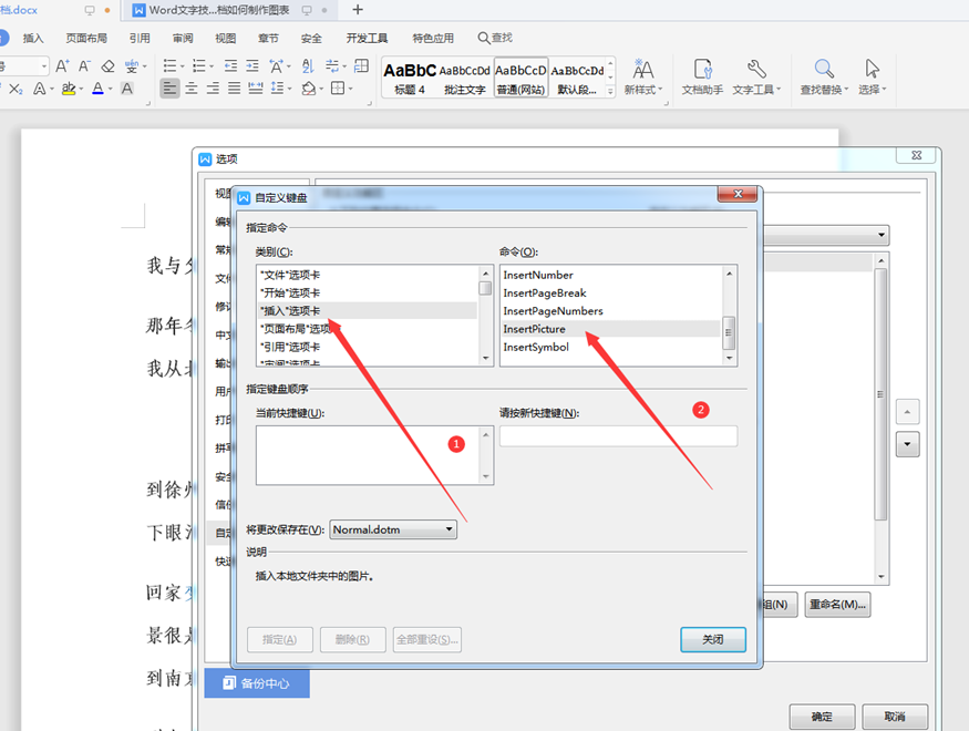 WPSWord插入圖片快捷鍵怎么用