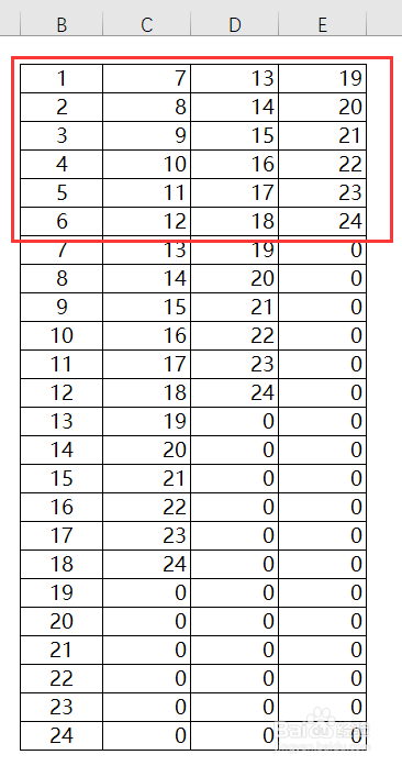 excel一列內容變為多行多列怎么弄