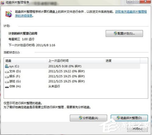 如何整理磁盤碎片讓Win7電腦運行更快？