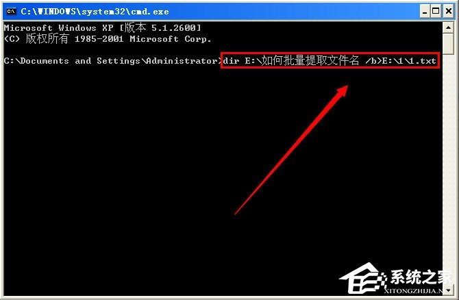 WinXP系統(tǒng)如何批量提取文件名？