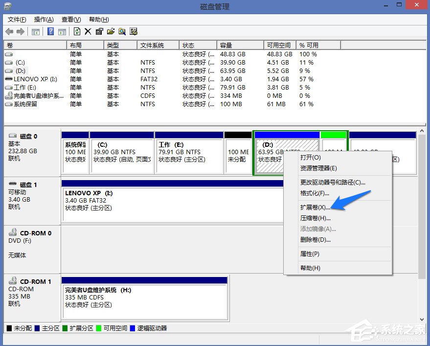 Win8系統怎么進行磁盤管理？