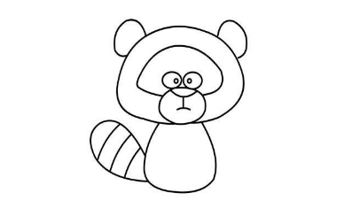 qq畫圖紅包浣熊怎么畫？QQ紅包浣熊畫法分享