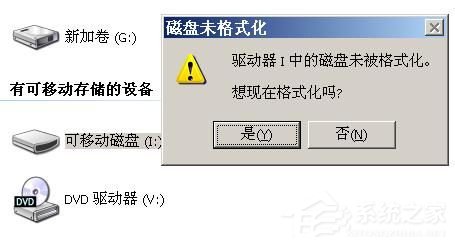 如何解決WinXP系統(tǒng)U盤未被格式化的問(wèn)題？