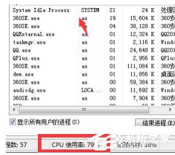 Win7系統(tǒng)System Idle Process占用率高的解決方法
