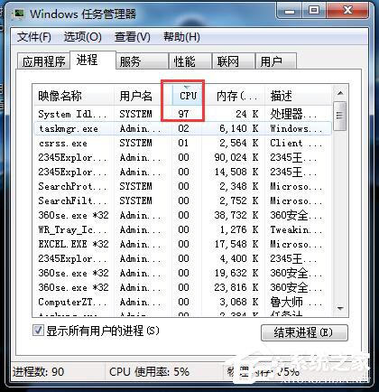 Win7系統CPU使用率100怎么辦?