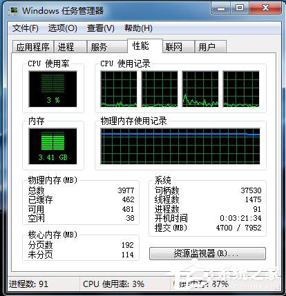 Win7 CPU使用率忽高忽低怎么辦？