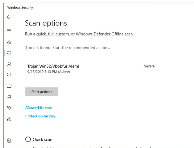 怎么用Windows Defender掃描文件夾中的惡意軟件？