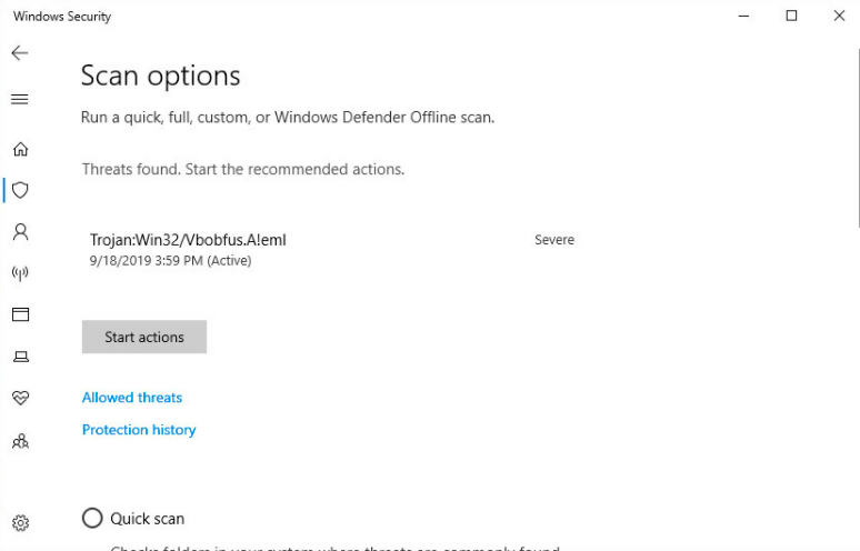 怎么用Windows Defender掃描文件夾中的惡意軟件？