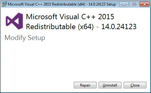 Win10電腦運行程序缺少Microsoft Visual C++ 2015 Runtime怎么辦？
