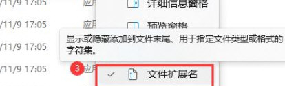 Win11如何展示文件擴展名？Win11展示文件擴展名的方法