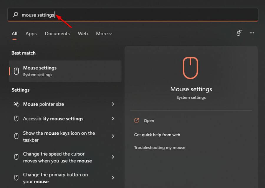 如何在Windows 11中將光標更改為暗模式?