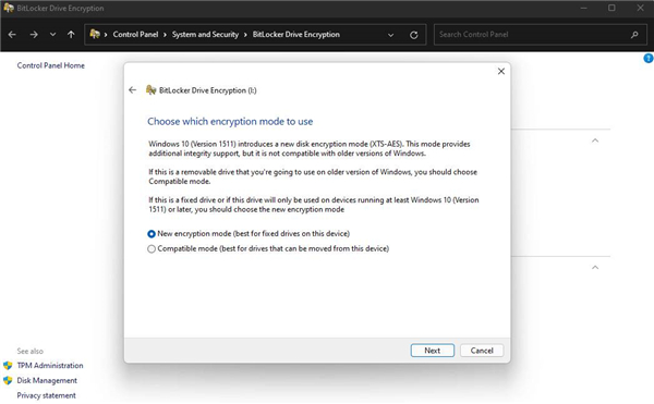 Win11如何快速加密硬盤？教你Win11上快速加密硬盤的方法