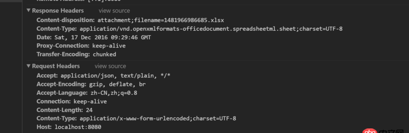 angular.js - springMVC導出POI的excel,angularjs接收,但是excel打不開xlsx