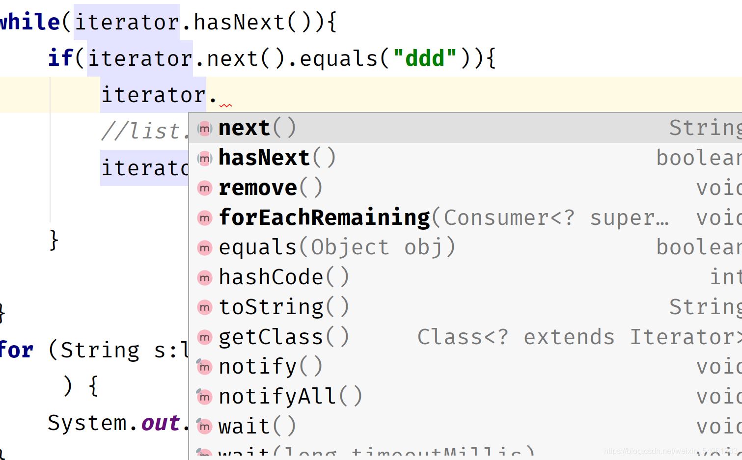 Java中Iterator與ListIterator迭代的區(qū)別