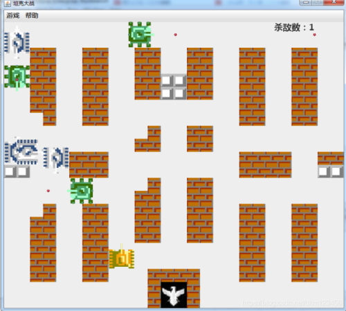 Java Swing實(shí)現(xiàn)坦克大戰(zhàn)游戲