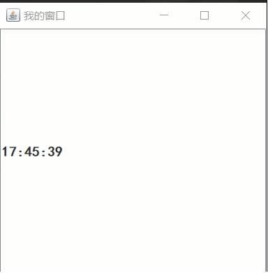 Java線程實現時間動態(tài)顯示