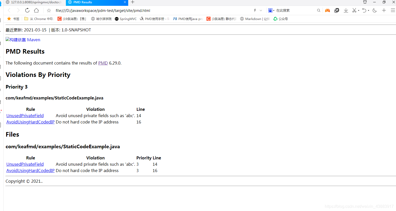 Java 代碼檢查工具之PMD入門使用詳細教程