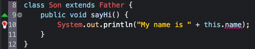 解決java中的父類私有成員變量的繼承問題