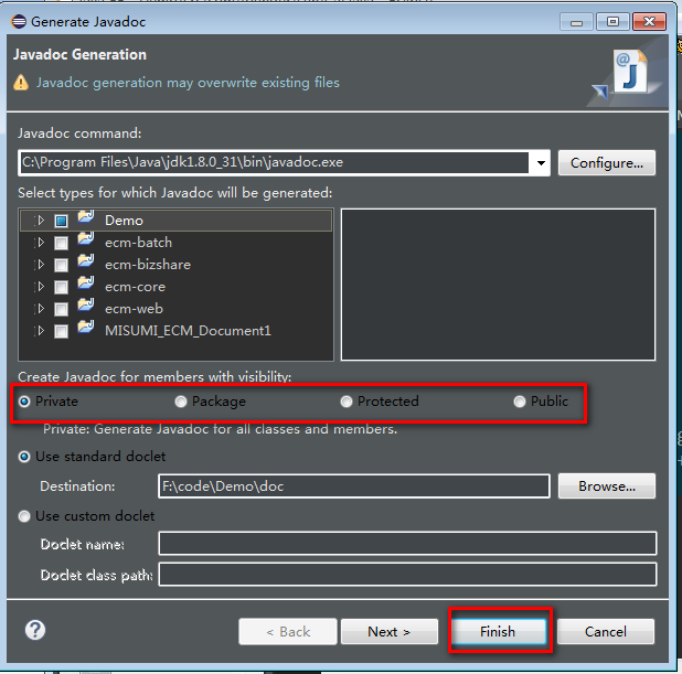 Java eclipse doc文檔生成流程解析