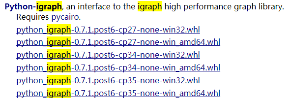 Windows7 64位環境下Python-igraph環境配置的方法