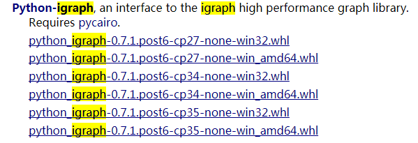 Windows7 64位環境下Python-igraph環境配置的方法