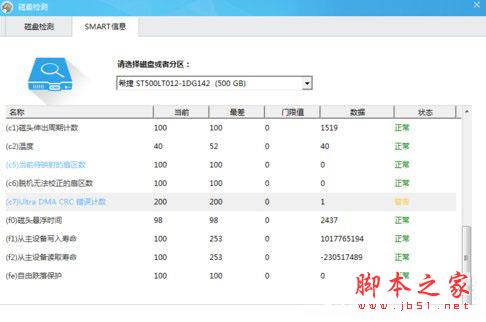 Win7檢測硬盤提示ultra dma crc錯誤計數怎么辦？Win7檢測硬盤出現錯誤解決方法