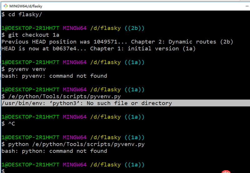 python3.x - windows中用git bash命令行運行python腳本找不到路徑的問題