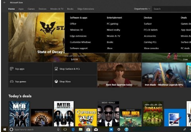 內容細分 微軟Windows10應用商城或將新增分類菜單！
