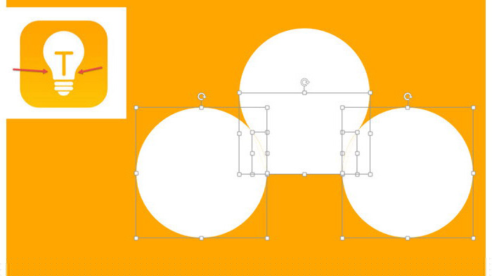 PPT繪制燈泡圖標操作過程