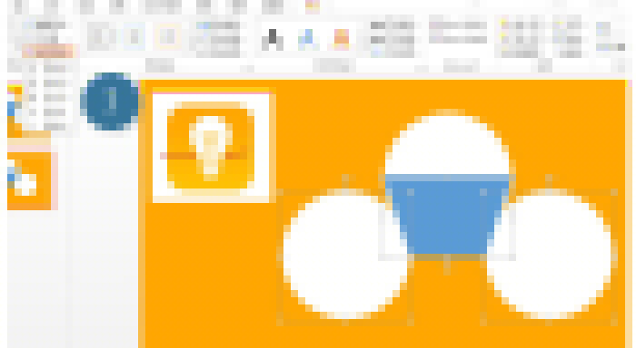 PPT繪制燈泡圖標操作過程