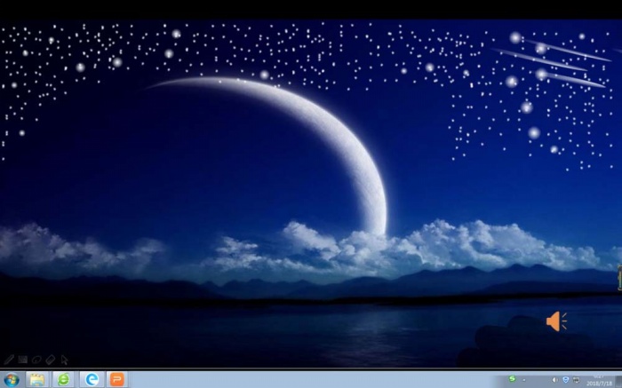 PPT打造流星劃過(guò)夜空墜落動(dòng)畫(huà)的操作步驟