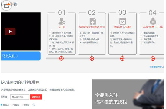 京東入駐開店詳細流程