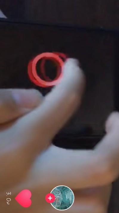 抖音屏幕上移動的紅圈設置教程