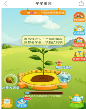 拼多多中果園除草具體操作步驟