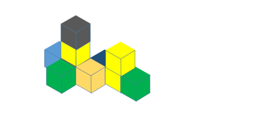 PPT制作出立體方塊圖形具體操作步驟