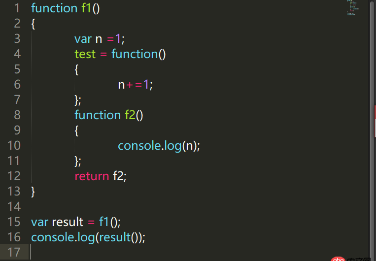 javascript - js中關于閉包的問題，昨晚糾結到了現在，已經快死了