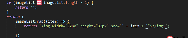 javascript - map 渲染img標簽時，會出現圖片中間會以逗號分隔。是因為什么？
