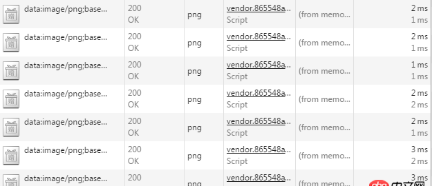 javascript - 添加靜態資源的max-age緩存后發現同一個圖片被加載多次