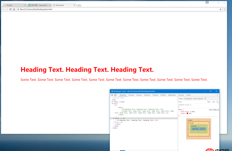 html5 - 為什么瀏覽器可以顯示HTML文檔中未被定義的標簽?