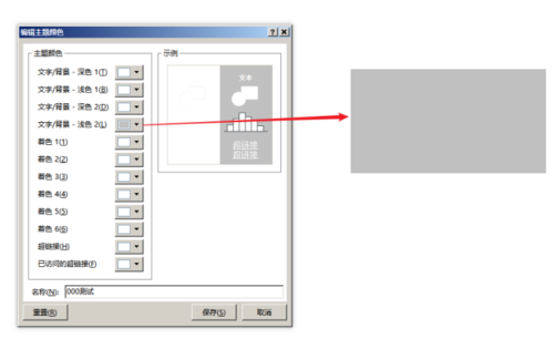 PPT設置文字以及背景主題色具體操作方法