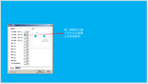 PPT設置文字以及背景主題色具體操作方法