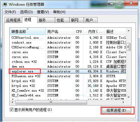 win7系統出現點擊桌面圖標無反應的詳細解決步驟